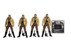 1996 STAR WARS POTF 3.75" Figure Lot LUKE SKYWALKER YAVIN CEREMONIAL OUTFIT x4