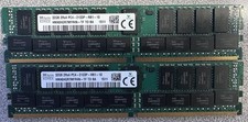 64GB SK Hynix DDR4-2133 RDIMM Server RAM HMA84GR7MFR4N-TF Lot 2x 32GB