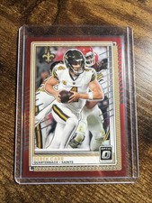 2025 Panini Donruss Optic #53 Derek Carr Base International Red Stars Prizm SP