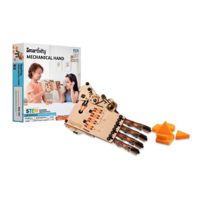 Robotic Mechanical Hand STEM Experiment Kit for Kids Ages 8-14 | Build & Control
