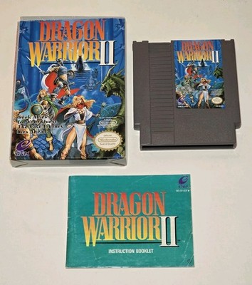Dragon Warrior II 2 (Nintendo NES) CIB Complete With Manual