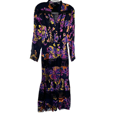 saloni floral midi dress Saloni Sabrina Floral-print Woven Midi Dress - Women Dresses