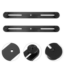 2 PCS Flash Bracket Mic Stands Camera Adjustable Microphone Holder Mount for