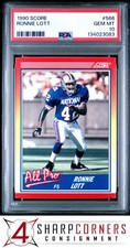 1990 SCORE #566 RONNIE LOTT 49ERS HOF PSA 10
