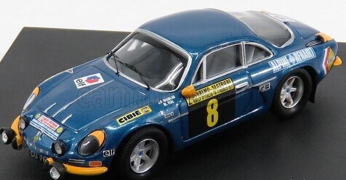 Renault-Alpine A110 miniature 1/43 Trofeu cadeau idéal pour passionné auto rallye 1971