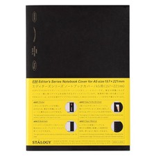 STALOGY Notebook Cover, A5, Black, Paper, SS1006