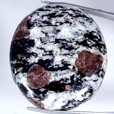 71.80Cts 100% Natural Fine Ruby Fall Oval Cabochon Gemstone 29X32X8MM
