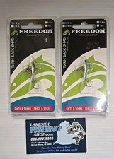 LOT OF 2 FREEDOM TACKLE 3/32 OZ TURN BACK SHAD VERTICAL JIG FISHING LURES