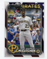 2024 Topps Series 2 Andrew McCutchen Independence Day /76 SP Pirates