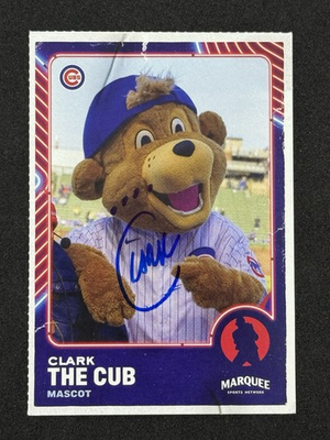 #ad Clark The Cub Signed Autographed Marquee Baseball Card Chicago Cubs RC Auto $15.99