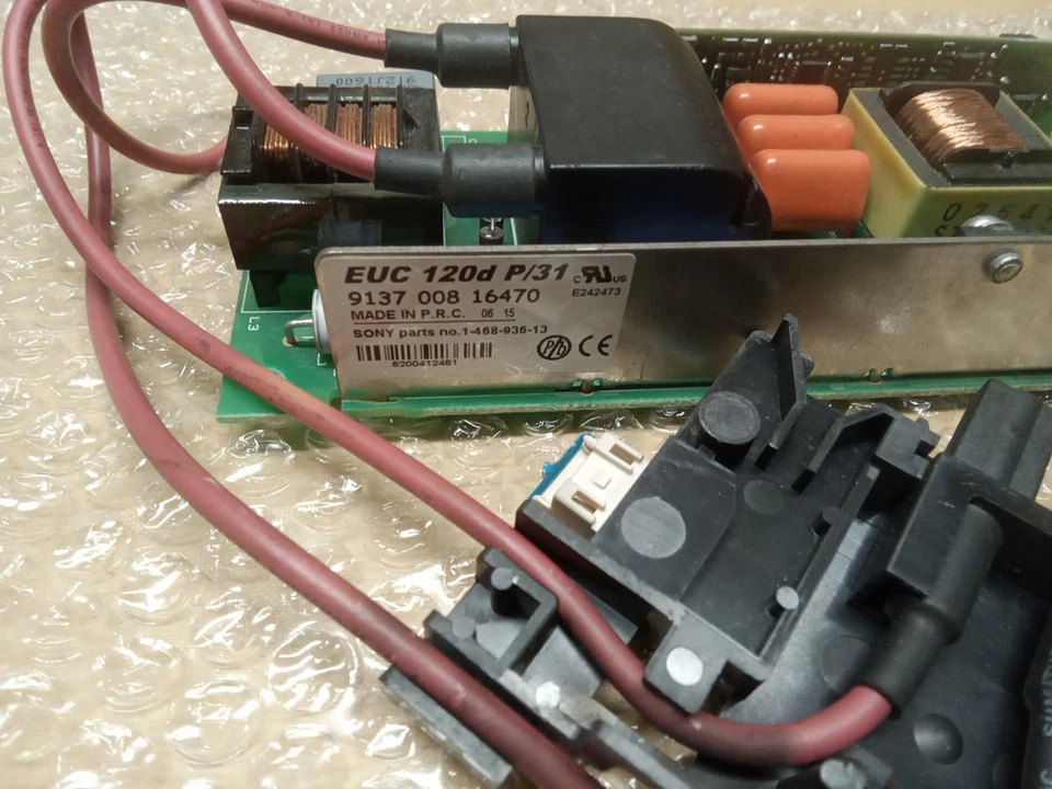 Lastre de lámpara Sony EUC 120d P/31 1-468-936-13 Foto 2 de 4