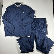 Adidas Climalite Y2K Men's Blue Tracksuit Set Jacket  Pants Size XL NEW W/O TAG