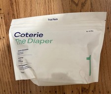 Coterie The Diaper Size 1 Trial Pack 5 Diapers Sealed Brand New