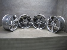 05-08 CHEVROLET CORVETTE C6 SET OF 4 R18" R19" WHEEL RIM CHROME AFTERMARKET