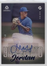 2021 Panini Chronicles Luminance Blue 21/50 Jordan Yamamoto #LA-JY Auto 0o2b