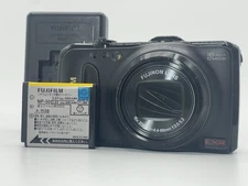 Fujifilm FinePix F600EXR Black 16MP 15X Compact Digital Camera From Japan