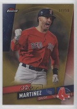 2019 Topps Finest Gold Refractor 17/50 JD Martinez #20 8xz