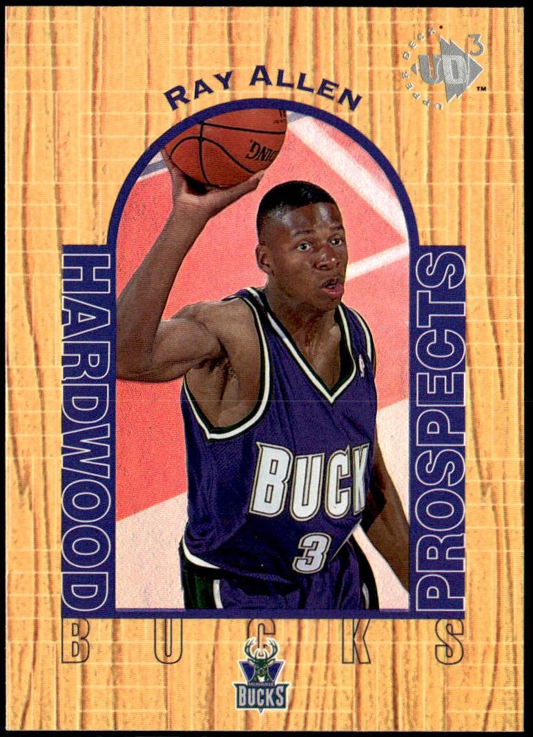 1996-97 Upper Deck UD3 #5 Ray Allen Hardwood Prospects Rookie E1