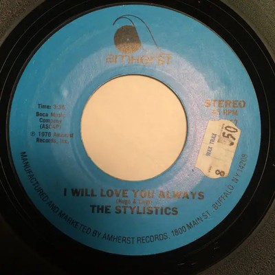 The Stylistics Lets Put It All Together / I Will Love You Always Amherst