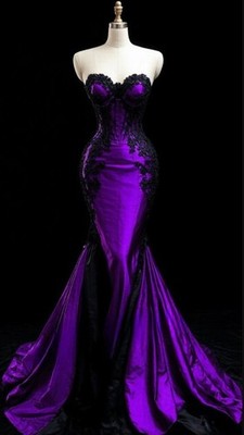 fitted long evening dress LaDivine OC021 Long Formal Prom Fitted Evening Dress