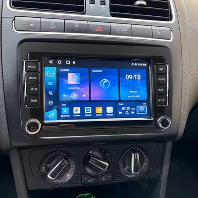 Carplay Für VW GOLF 5 6 Plus Touran Caddy T5 Android15 Autoradio Navi GPS 2+64GB