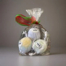 3pc Tranquil Bliss Bath Bomb Set Lemon Peppermint & Vaniila gift set New