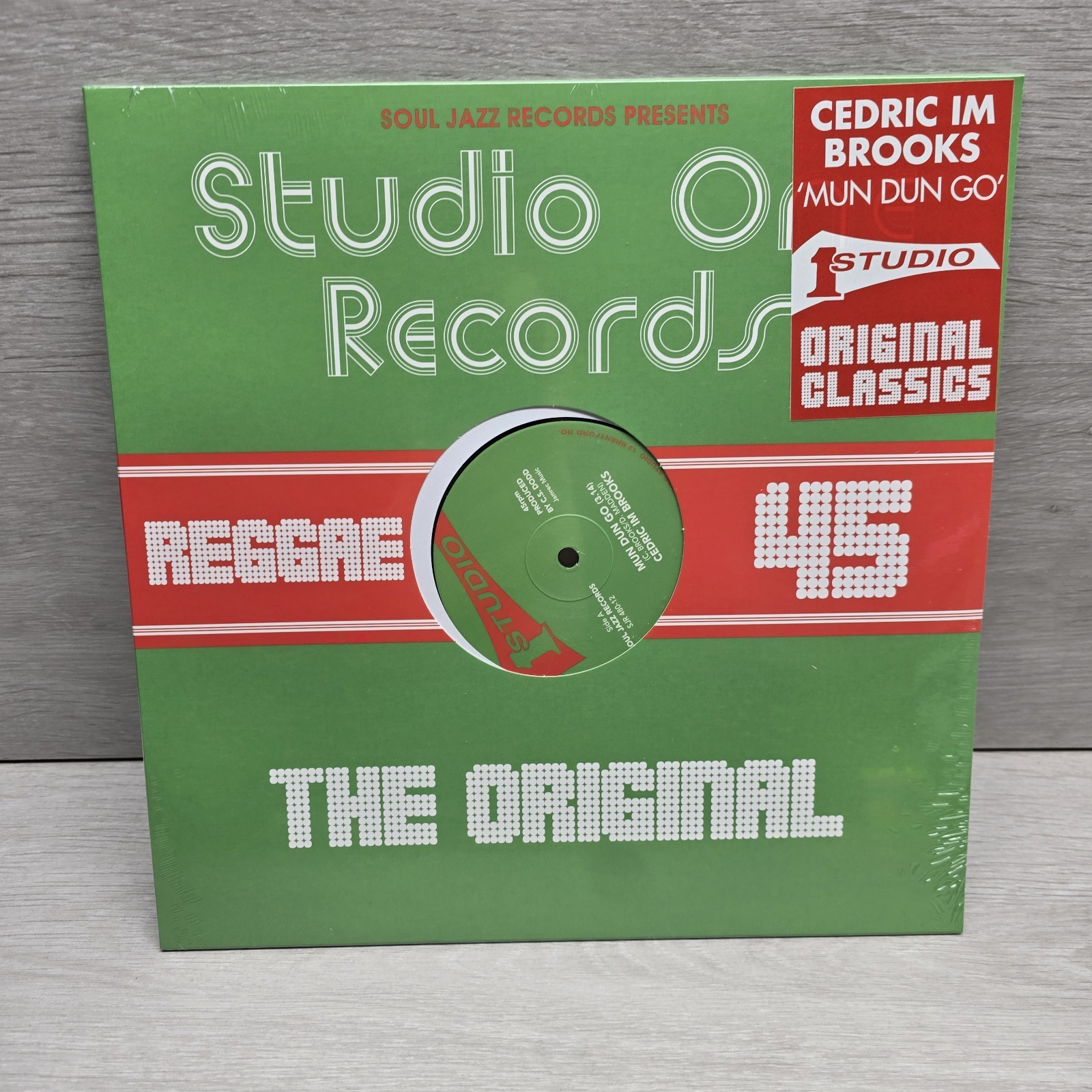 Cedric 'Im' Brooks : Mun-dun-go VINYL 12"" Single (2022) Brand New Sealed Reggae