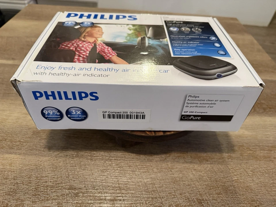 Sistema de aire limpio automotriz compacto Phillips GoPure ~GPC20GPX1~ nuevo Foto 2 de 4