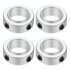 4pcs Aluminium Alloy Shaft Collar, 9/16" ID 1" OD 3/8" Thickness