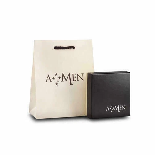 Amen Collane e Bracciale Donna Argento 925 Cuore e Stelle Girocollo Martellato - Immagine 2 di 2