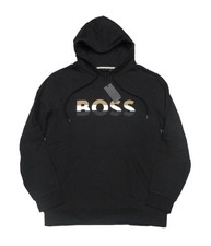 Boss Hugo Boss Men's Black Iconic Logo Graphic Pullover Hoodie M 