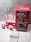 Vintage 1987 Barbie Sweet Roses Vanity And Nightstand Playset #4764 Mattel