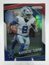 2025 Panini Prizm - KaVontae Turpin #137 Red White & Blue Prizm Cowboys