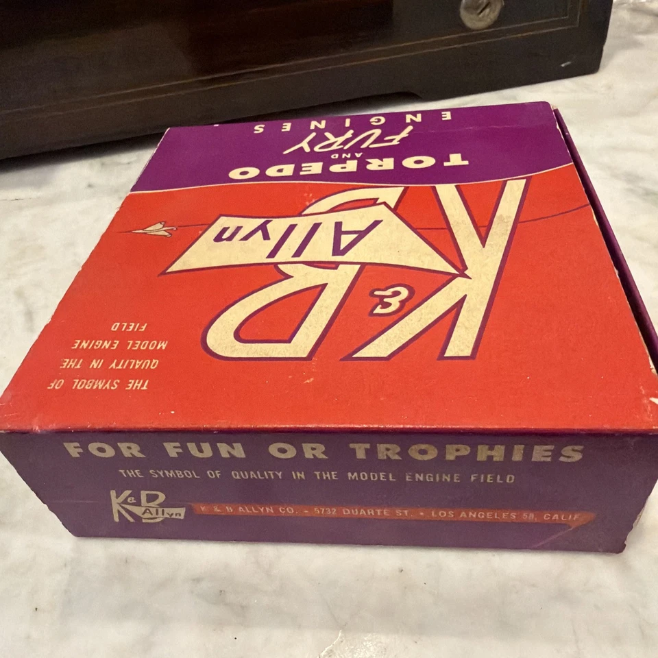 K&B Allyn Torpedo Fury .19 Model Airplane Engine , Contents Look New - Image 3 of 4