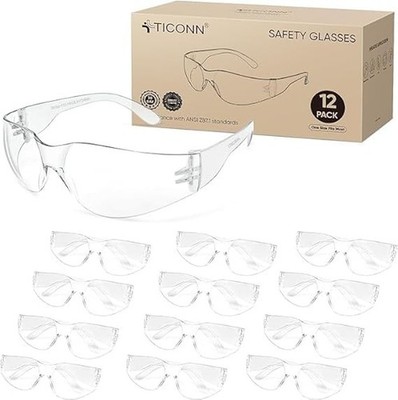 Gafas de Seguridad Transparentes Hombre Antirayas Impacto Resistente Estandar