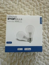 Lenovo Smart Light Bulb 2 pack E26 806 Lumen