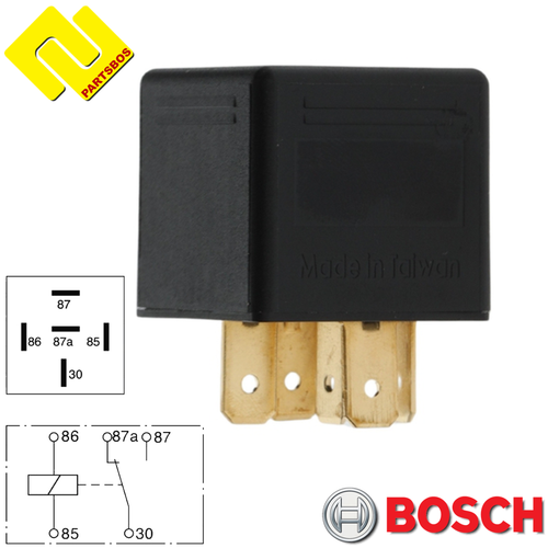 BOSCH 0986AH0811 (MR0811) Relay 24v 20A ,0332209211 ,0332100021 ,0332204202 ,0 - Picture 3 of 5