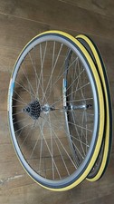 SHIMANO Exage mit Rigida Felgen Laufradsatz 28" 700c gebraucht für Drahtreifen