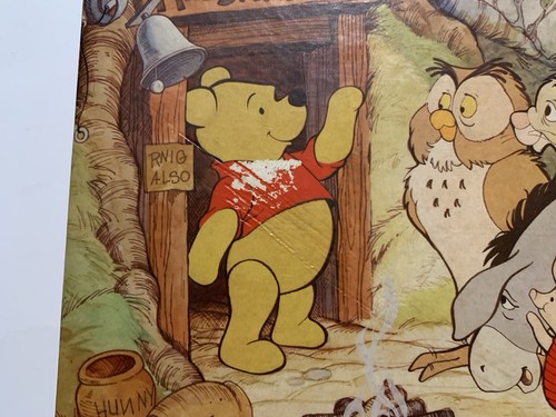 Vintage Disney Winnie The Pooh Springbok Jigsaw Puzzle 48 Pc 12 x 17" Complete - Picture 5 of 6