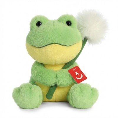 Aurora World Dandelion Besties Frog 9'' Plush Toy Eco Friendly Stuffed Animal