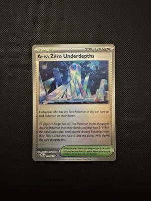 Area Zero Underdepths Poke Ball Holo Prismatic Evolutions NM 094/131