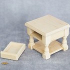  1:12 Mini House Möbel Modell Nachttisch Schubladen Schrank Gitter Arche Mini