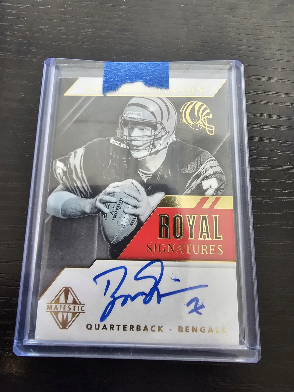 Panini 2019 Panini Majestic Boomer Esiason #/10 Royal Signatures
