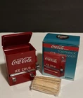 New Vtg TableCraft Coca-Cola Vending Machine Cooler Toothpick Dispenser - CC304