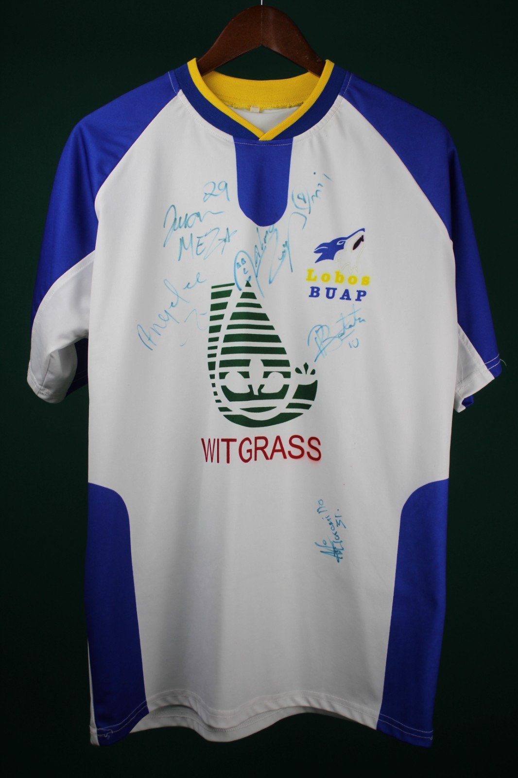 Lobos BUAP Jersey Season 2002-2003 Large signed