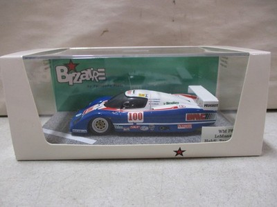 Bizare 1986 WMP 85 Turbo Peugeot LeMans Haldi, Pessiot, and Dorchy 1/43