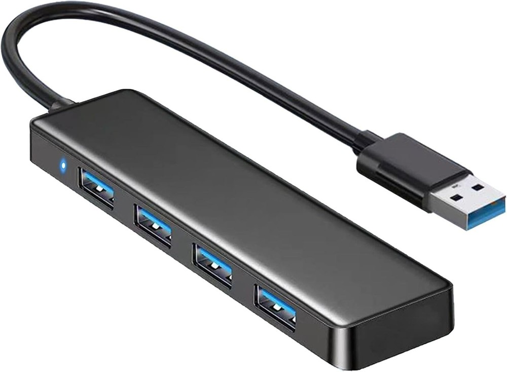 USB 3.0 Hub, 4-Port USB Hub USB Splitter USB Expander for Laptop, Xbox, Flash...