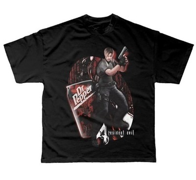 The Resident Evil Leon Shirt, Dr. Pepper Collaboration Tee