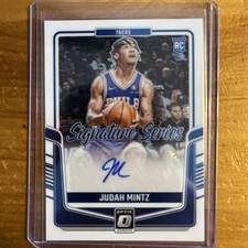 2024-25  Optic - Signature Series Judah Mintz, Judah Mintz #SS-MNT (AU, RC)