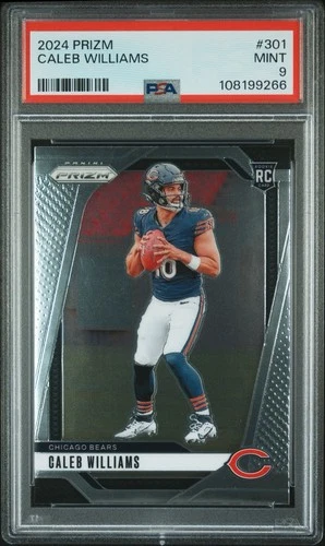 Caleb Williams Rookie 2024 Panini Prizm #301 MINT PSA 9